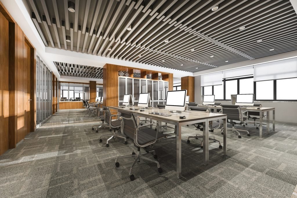 Ambiente di lavoro, efficienza e design